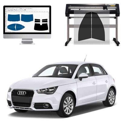 Audi A1 dal 2010 al 2018 Pellicole Oscuranti Vetri Pre-Tagliate Vetri Neri per Auto Oscuramento vetri in Italia