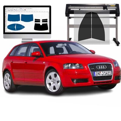 Audi A3 Sportback dal 2004 al 2008 Pellicole Oscuranti Vetri Pre-Tagliate Vetri Neri per Auto Oscuramento vetri in Italia