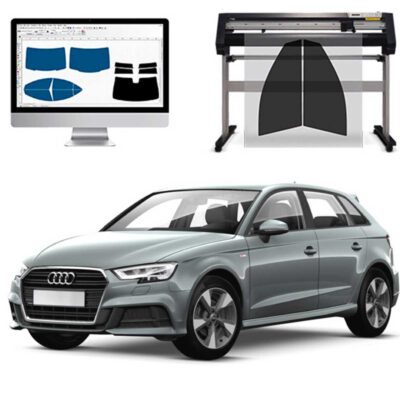 Audi A3 Sportback dal 2013 al 2019 Pellicole Oscuranti Vetri Pre-Tagliate Vetri Neri per Auto Oscuramento vetri in Italia