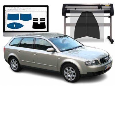 Audi A4 Avant dal 2005 al 2007 Pellicole Oscuranti Vetri Pre-Tagliate Vetri Neri per Auto Oscuramento vetri in Italia