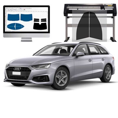 Audi A4 Avant dal 2016 al 2024 Pellicole Oscuranti Vetri Pre-Tagliate Vetri Neri per Auto Oscuramento vetri in Italia
