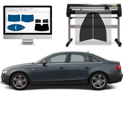 Audi A4 Berlina dal 2004 al 2007 Pellicole Oscuranti Vetri Pre-Tagliate Vetri Neri per Auto Oscuramento vetri in Italia
