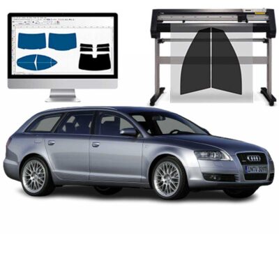 Audi A6 Avant dal 2005 al 2011 Pellicole Oscuranti Vetri Pre-Tagliate Vetri Neri per Auto Oscuramento vetri in Italia