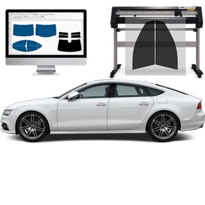 Audi A7 dal 2010 al 2016 Pellicole Oscuranti Vetri Pre-Tagliate Vetri Neri per Auto Oscuramento vetri in Italia