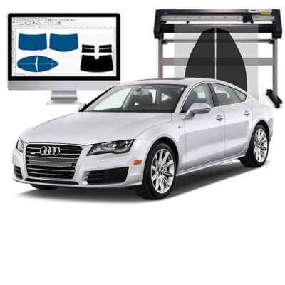 Audi A7 dal 2017 al 2020 Pellicole Oscuranti Vetri Pre-Tagliate Vetri Neri per Auto Oscuramento vetri in Italia