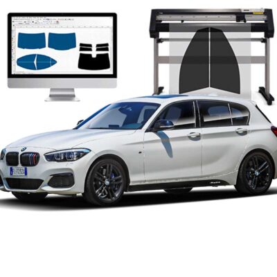 BMW Serie 1 5P F40 dal 2019 al 2024 Pellicole Oscuranti Vetri Pre-Tagliate Vetri Neri per Auto Oscuramento vetri in Italia