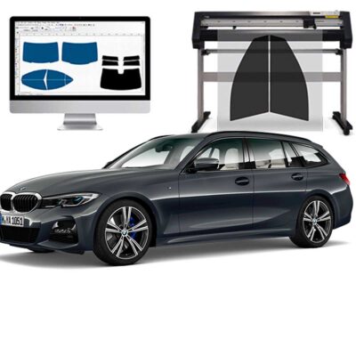 BMW Serie 3 Touring dal 2020 ad OGGI Pellicole Oscuranti Vetri Pre-Tagliate Vetri Neri per Auto Oscuramento vetri in Italia