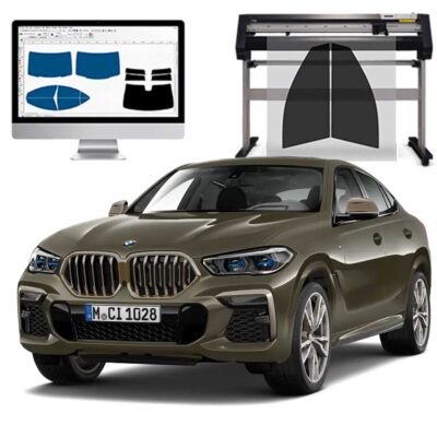 BMW X6 dal 2020 ad OGGI Pellicole Oscuranti Vetri Pre-Tagliate Vetri Neri per Auto Oscuramento vetri in Italia