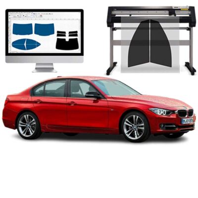 Bmw Serie 3 Berlina dal 2012 ad OGGI Pellicole Oscuranti Vetri Pre-Tagliate Vetri Neri per Auto Oscuramento vetri in Italia