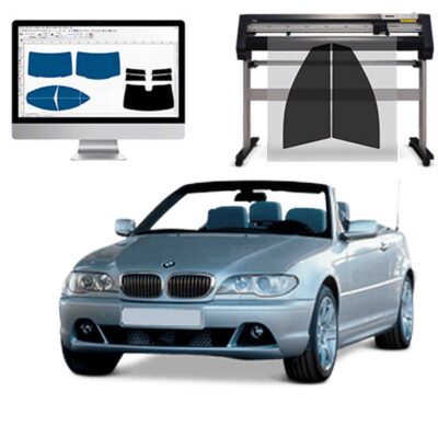 Bmw Serie 3 Cabrio dal 2001 al 2006 Pellicole Oscuranti Vetri Pre-Tagliate Vetri Neri per Auto Oscuramento vetri in Italia