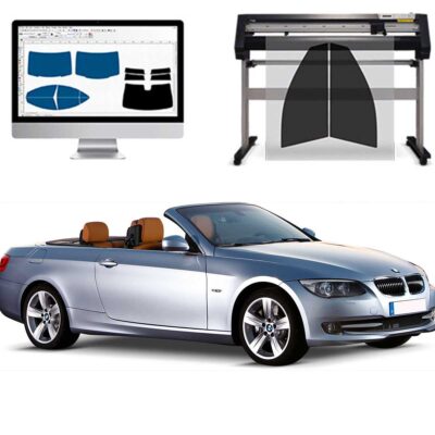 Bmw Serie 3 Cabrio dal 2007 aI 2012 Pellicole Oscuranti Vetri Pre-Tagliate Vetri Neri per Auto Oscuramento vetri in Italia