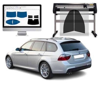 Bmw Serie 3 Touring E91 dal 2005 al 2011 Pellicole Oscuranti Vetri Pre-Tagliate Vetri Neri per Auto Oscuramento vetri in Italia