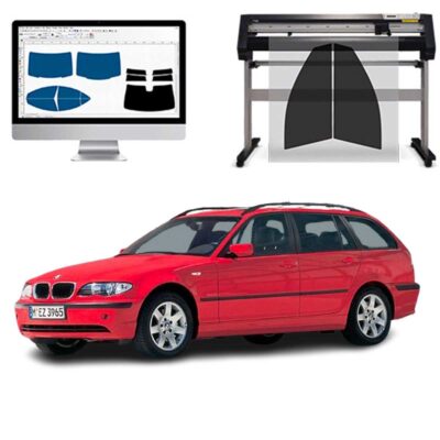 Bmw Serie 3 Touring dal 2000 al 2006 Pellicole Oscuranti Vetri Pre-Tagliate Vetri Neri per Auto Oscuramento vetri in Italia