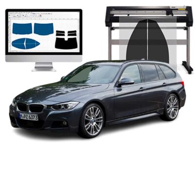 Bmw Serie 3 Touring dal 2012 al 2020 Pellicole Oscuranti Vetri Pre-Tagliate Vetri Neri per Auto Oscuramento vetri in Italia