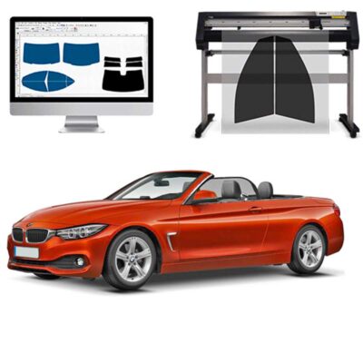 Bmw Serie 4 Cabrio dal 2014 al 2020 Pellicole Oscuranti Vetri Pre-Tagliate Vetri Neri per Auto Oscuramento vetri in Italia