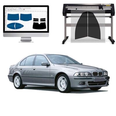 Bmw Serie 5 E39 Berlina dal 1996 al 2003 Pellicole Oscuranti Vetri Pre-Tagliate Vetri Neri per Auto Oscuramento vetri in Italia