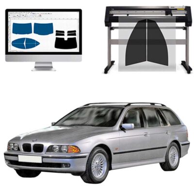Bmw Serie 5 E39 Touring dal 1999 aI 2004 Pellicole Oscuranti Vetri Pre-Tagliate Vetri Neri per Auto Oscuramento vetri in Italia