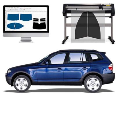 Bmw X3 E83 dal 2003 al 2011 Pellicole Oscuranti Vetri Pre-Tagliate Vetri Neri per Auto Oscuramento vetri in Italia