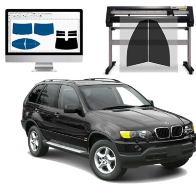 Bmw X5 E53 dal 1990 al 2006 Pellicole Oscuranti Vetri Pre-Tagliate Vetri Neri per Auto Oscuramento vetri in Italia