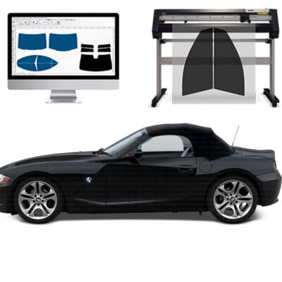 Bmw Z4 Cabrio dal 2002 al 2008 Pellicole Oscuranti Vetri Pre-Tagliate Vetri Neri per Auto Oscuramento vetri in Italia