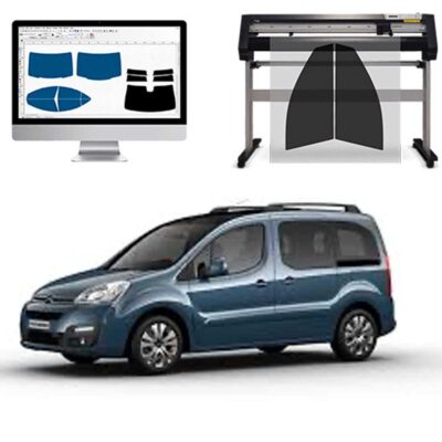 Citroen Berlingo dal 2008 ad OGGI Pellicole Oscuranti Vetri Pre-Tagliate Vetri Neri per Auto Oscuramento vetri in Italia