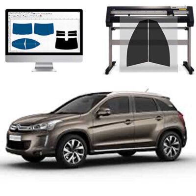 Citroen C4 Air Cross Pellicole Oscuranti Vetri Pre-Tagliate Vetri Neri per Auto Oscuramento vetri in Italia