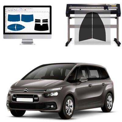 Citroen C4 Gran Picasso dal 2014 ad OGGI Pellicole Oscuranti Vetri Pre-Tagliate Vetri Neri per Auto Oscuramento vetri in Italia