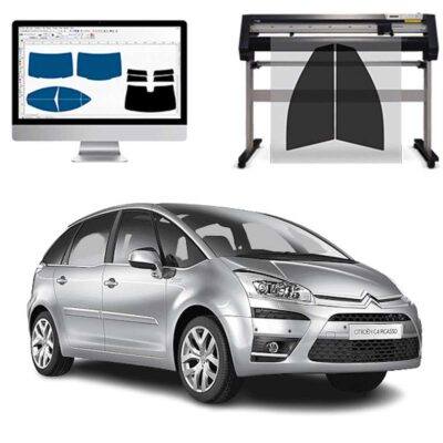 Citroen C4 Picasso dal 2006 al 2013 Pellicole Oscuranti Vetri Pre-Tagliate Vetri Neri per Auto Oscuramento vetri in Italia