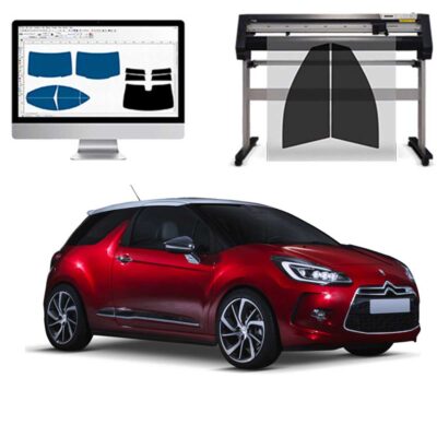 Citroen DS3 dal 2010 ad OGGI Pellicole Oscuranti Vetri Pre-Tagliate Vetri Neri per Auto Oscuramento vetri in Italia