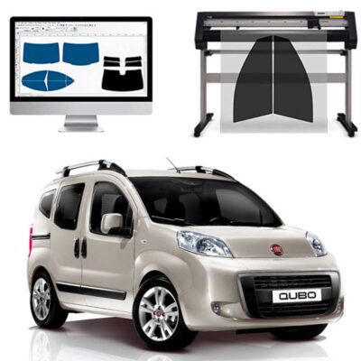 Fiat Qubo dal 2008 al 2019 Pellicole Oscuranti Vetri Pre-Tagliate Vetri Neri per Auto Oscuramento vetri in Italia
