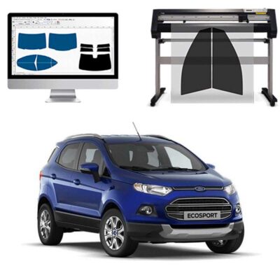 Ford Ecosport dal 2014 al 2018 Pellicole Oscuranti Vetri Pre-Tagliate Vetri Neri per Auto Oscuramento vetri in Italia