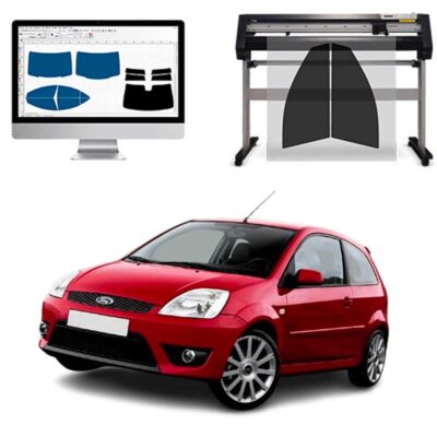 Ford Fiesta 3P dal 2002 al 2008 Pellicole Oscuranti Vetri Pre-Tagliate Vetri Neri per Auto Oscuramento vetri in Italia