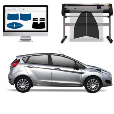 Ford Fiesta 5P dal 2017 ad OGGI Pellicole Oscuranti Vetri Pre-Tagliate Vetri Neri per Auto Oscuramento vetri in Italia