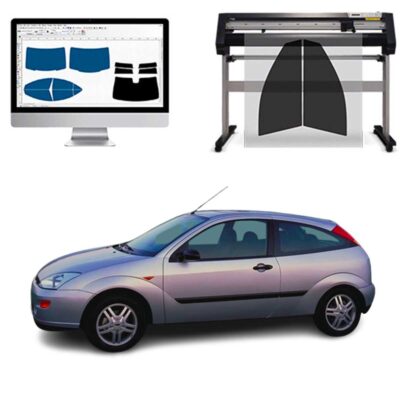 Ford Focus 3P dal 1999 al 2004 Pellicole Oscuranti Vetri Pre-Tagliate Vetri Neri per Auto Oscuramento vetri in Italia