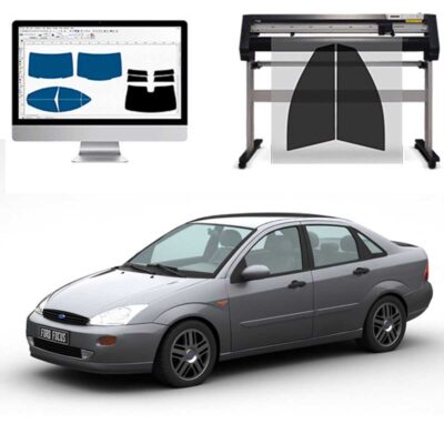 Ford Focus Berlina dal 1999 al 2004 Pellicole Oscuranti Vetri Pre-Tagliate Vetri Neri per Auto Oscuramento vetri in Italia