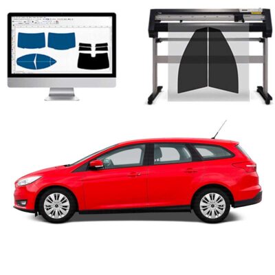 Ford Focus Sw dal 2011 al 2018 Pellicole Oscuranti Vetri Pre-Tagliate Vetri Neri per Auto Oscuramento vetri in Italia