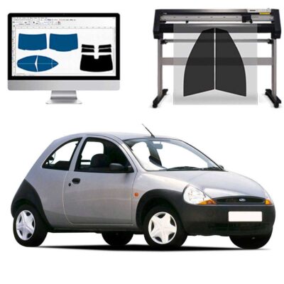 Ford Ka 3P dal 1996 al 2008 Pellicole Oscuranti Vetri Pre-Tagliate Vetri Neri per Auto Oscuramento vetri in Italia