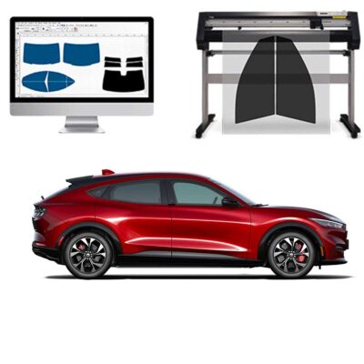 Ford Mustang MACH-E dal 2020 ad OGGI Pellicole Oscuranti Vetri Pre-Tagliate Vetri Neri per Auto Oscuramento vetri in Italia