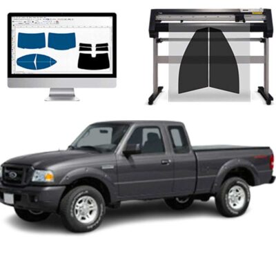 Ford Ranger Rap Cab del 2007 Pellicole Oscuranti Vetri Pre-Tagliate Vetri Neri per Auto Oscuramento vetri in Italia