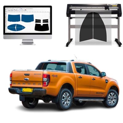 Ford Ranger Wild Track dal 2016 ad OGGI Pellicole Oscuranti Vetri Pre-Tagliate Vetri Neri per Auto Oscuramento vetri in Italia