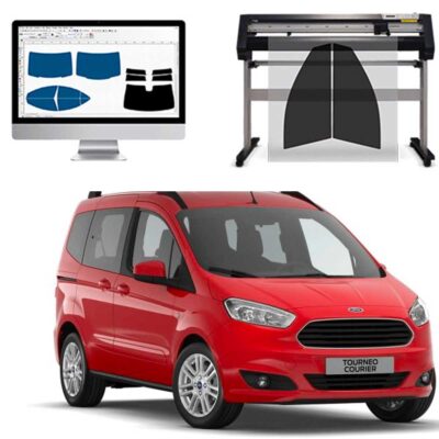 Ford Torneo Courrier dal 2015 al 2016 Pellicole Oscuranti Vetri Pre-Tagliate Vetri Neri per Auto Oscuramento vetri in Italia