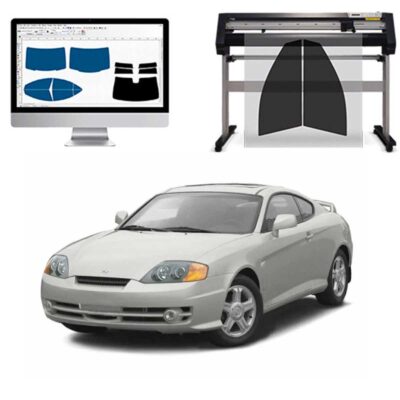 Hyundai Coupe dal 2002 al 2006 Pellicole Oscuranti Vetri Pre-Tagliate Vetri Neri per Auto Oscuramento vetri in Italia