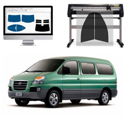 Hyundai H1 dal 2007 al 2010 Pellicole Oscuranti Vetri Pre-Tagliate Vetri Neri per Auto Oscuramento vetri in Italia