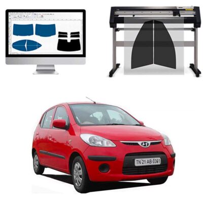 Hyundai I10 dal 2007 al 2013 Pellicole Oscuranti Vetri Pre-Tagliate Vetri Neri per Auto Oscuramento vetri in Italia