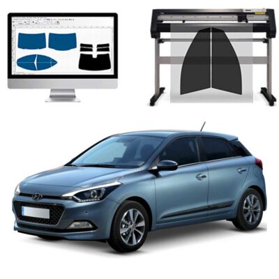 Hyundai I20 5P dal 2015 ad OGGI Pellicole Oscuranti Vetri Pre-Tagliate Vetri Neri per Auto Oscuramento vetri in Italia