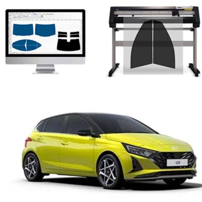 Hyundai I20 dal 2020 ad OGGI Pellicole Oscuranti Vetri Pre-Tagliate Vetri Neri per Auto Oscuramento vetri in Italia