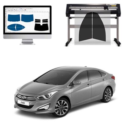Hyundai I40 Berlina dal 2011 ad OGGI Pellicole Oscuranti Vetri Pre-Tagliate Vetri Neri per Auto Oscuramento vetri in Italia
