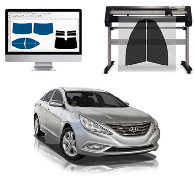 Hyundai I45 Berlina dal 2010 ad OGGI Pellicole Oscuranti Vetri Pre-Tagliate Vetri Neri per Auto Oscuramento vetri in Italia