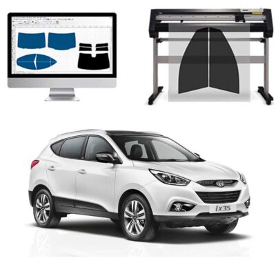 Hyundai IX 35 dal 2010 ad 2015 Pellicole Oscuranti Vetri Pre-Tagliate Vetri Neri per Auto Oscuramento vetri in Italia