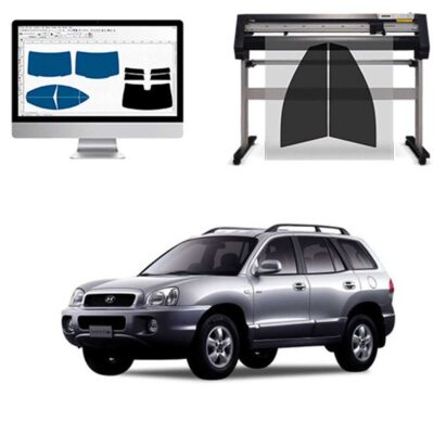 Hyundai Santa Fe dal 2001 al 2005 Pellicole Oscuranti Vetri Pre-Tagliate Vetri Neri per Auto Oscuramento vetri in Italia